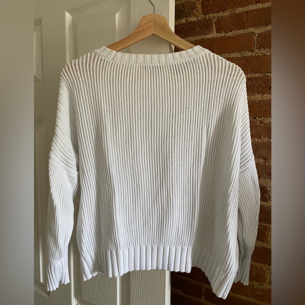 Loft Texture Cotton Sweater - Picture 5 of 6